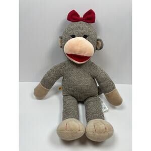 Build-A-Bear Sock Monkey Plush 16" Joy